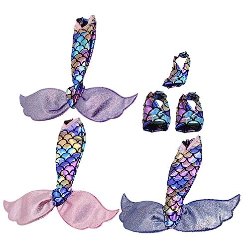 UPKOCH Puppen Es 3pcs Wiederverwendbare Puppe Jungen und Mädchen Puppe Zubehör Rock von UPKOCH