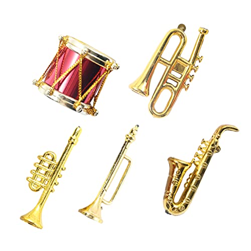 UPKOCH Kinder Mini Spielzeug 5 Stücke Jungen Und Mädchen Musikinstrument Spielzeug Mini Marke Gitarre Modell von UPKOCH