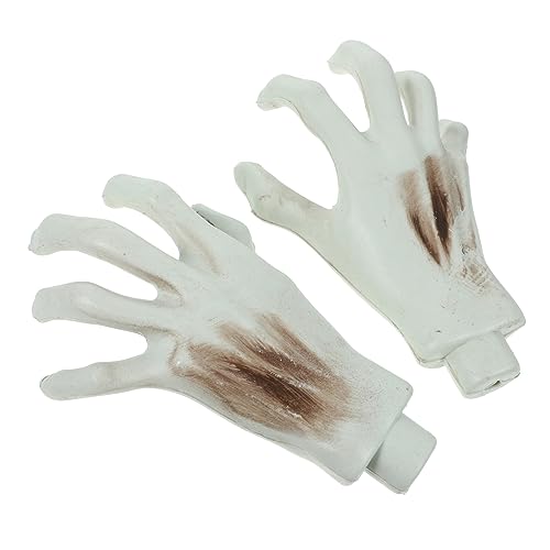 UPKOCH 1 Kettensäge menschlich Halloween-Spinnennetz verfolgt Tür Halloween Party Halloween wohnungsdeko Autodekoration spukhaus Halloween-Skelett-Handstütze Plastik von UPKOCH
