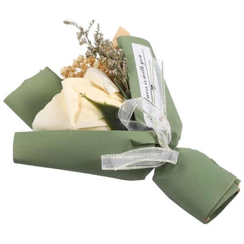 UPKOCH 1 Künstlicher Blumenstrauß Getrocknete DIY Requisite Trockenblumen Zum Basteln Blumenornament Blumenarrangement Getrocknete Blumen Dekoration Blumen Für Vase Plastik von UPKOCH