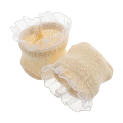 UPKOCH Baby-Accessoires Für Puppen Puppensocken Kleidersocken Mit Spitzenbesatz Austauschbar Für Vielseitige Kostüm-Accessoires von UPKOCH