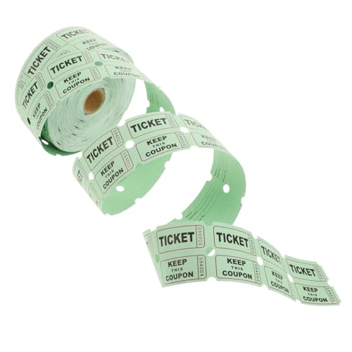 UPKOCH Tombola-Spiel-ticketrollen 1000 Stück Grüne Tombola-ticketbücher Für Den Schulunterricht UPKOCH Tombola-Spiel-ticketrollen 1000 Stück Grüne Tombola-ticketbücher Für Den Schulunterricht von UPKOCH
