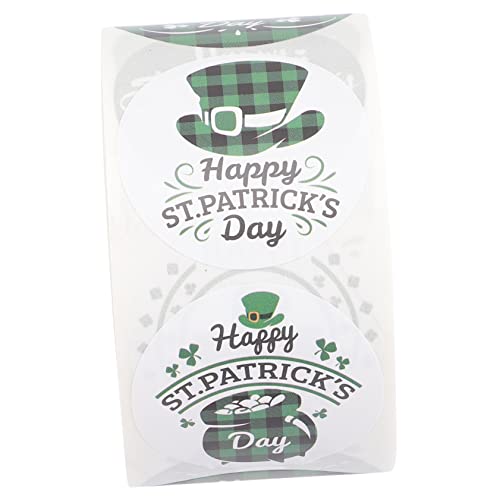 UPKOCH Lebendige Irische Festival-versiegelungsaufkleber St Patricks Day Dekorationen Aufkleberrollen von UPKOCH