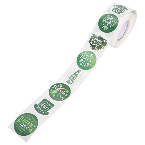 UPKOCH 1 Rolle St. Patrick-Aufkleber Umschlagaufkleber -siegel-Aufkleber Aufkleber St Patricks Day Abziehbilder St. Patricks Abziehbilder Plastik Dark Green UPKOCH 1 Rolle St. Patrick-Aufkleber Umschlagaufkleber -siegel-Aufkleber Aufkleber St Patricks Day Abziehbilder St. Patricks Abziehbilder Plastik Dark Green von UPKOCH