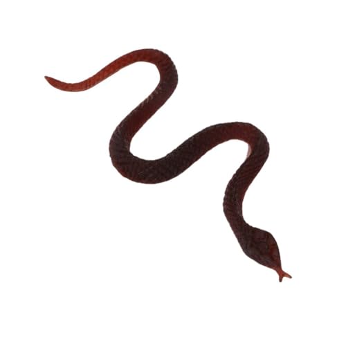 UPKOCH 1 Satz 100 Stück Halloween-Mini-Schlange Schlangenspielzeug Modelle Für Geisterhäuser Einzigartige Spielrequisiten Kreative Schlangen Halloween- Kreative Dekore Brown PVC von UPKOCH
