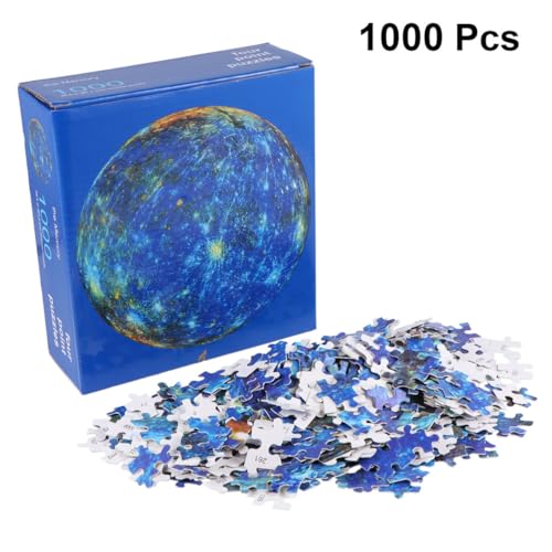 UPKOCH 1 Satz 1000 Stück Puzzle Rätsel Für Erwachsene Mini -Spielzeug Wandkarte Feinmotorikspielzeug Rätsel Der Entwicklungsintelligenz Dekompressionsrätsel Runden Europa 3D von UPKOCH