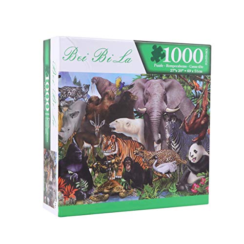 UPKOCH 1 Satz 1000 Stück Waldtier-Puzzle Rätsel Für Erwachsene Rätsel Geschenk Erwachsener Malerei von UPKOCH