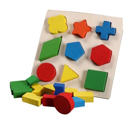 UPKOCH Kompakte 3-teilige Geometrische Holzblöcke – Perfektes Lernspielzeug Zum Spielen Für Kinder UPKOCH Kompakte 3-teilige Geometrische Holzblöcke – Perfektes Lernspielzeug Zum Spielen Für Kinder von UPKOCH