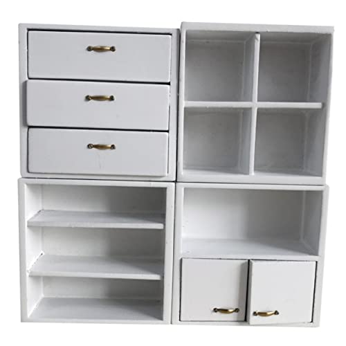 UPKOCH 1 Satz 4 Stück Mini-möbel Mini -heimmöbel Puppenhaus Mini Schrank Mini-tischdekoration Puppenhausmöbel Puppenhaus Miniaturschrank Puppenhaus Minischrank Hölzern Weiß UPKOCH 1 Satz 4 Stück Mini-möbel Mini -heimmöbel Puppenhaus Mini Schrank Mini-tischdekoration Puppenhausmöbel Puppenhaus Miniaturschrank Puppenhaus Minischrank Hölzern Weiß von UPKOCH