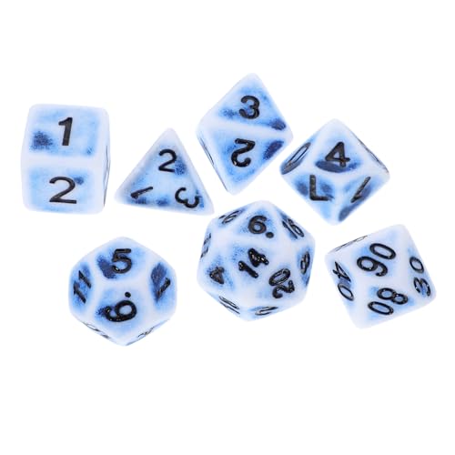 UPKOCH 1 Satz 7 Stück Retro -Würfelset Würfelspiel Zahlenwürfel Anzüge Versammlung Partyzubehör alte Würfel Brettspiel Würfel polyedrische Würfel Acryl Grün UPKOCH 1 Satz 7 Stück Retro -Würfelset Würfelspiel Zahlenwürfel Anzüge Versammlung Partyzubehör alte Würfel Brettspiel Würfel polyedrische Würfel Acryl Grün von UPKOCH
