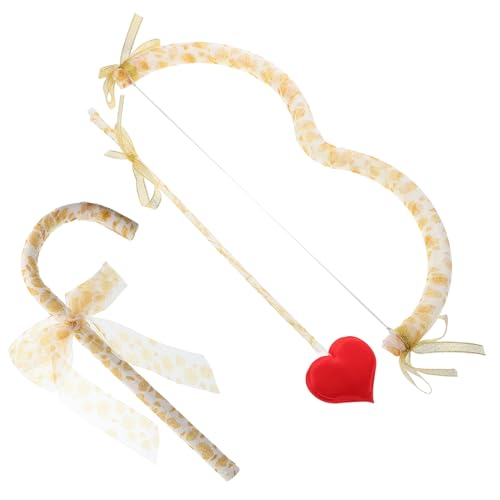 UPKOCH Valentinstag Amor Bogen Set Kostüm Bogen für Cosplay Party Zubehör UPKOCH Valentinstag Amor Bogen Set Kostüm Bogen für Cosplay Party Zubehör von UPKOCH