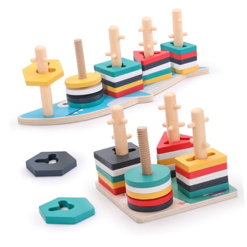 UPKOCH 1 Satz Bauernhof Tier-Set-säule Holzbaustein Frühpädagogisches Angebot Kognitive Spielsachen Hölzern Colorful UPKOCH 1 Satz Bauernhof Tier-Set-säule Holzbaustein Frühpädagogisches Angebot Kognitive Spielsachen Hölzern Colorful von UPKOCH