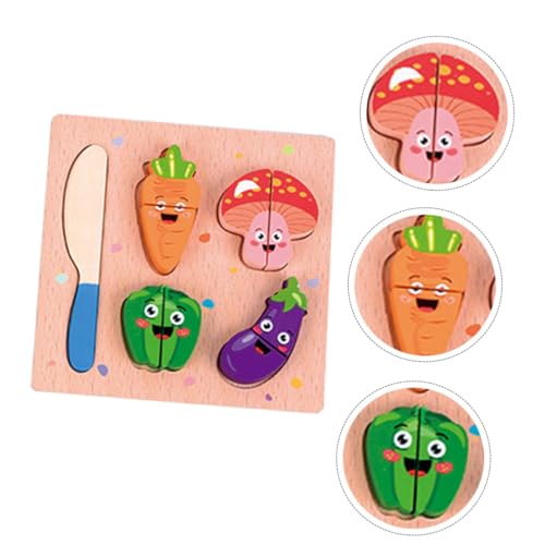 UPKOCH 1 Satz Bausteine ​​Slicer Kinderspielzeug Simulationsspielzeug Dreidimensionales Lernspielzeug Kinderschneidespielzeug Kinderschneidspielzeug Mit Kordelzug Schneidespielzeug Grün von UPKOCH
