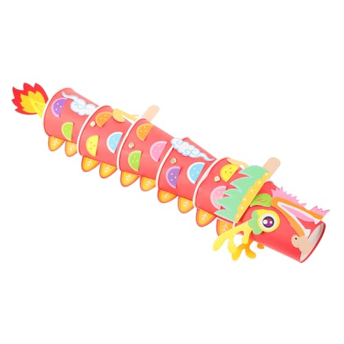 UPKOCH 1 Satz Bemalung von Pappbechern Rot 3D Festival Drachen Chinese New Year Decoration Frühlingsfest Papierdrache Foto -Requisiten Foto-Requisiten aus Papier DIY zubehör UPKOCH 1 Satz Bemalung von Pappbechern Rot 3D Festival Drachen Chinese New Year Decoration Frühlingsfest Papierdrache Foto -Requisiten Foto-Requisiten aus Papier DIY zubehör von UPKOCH