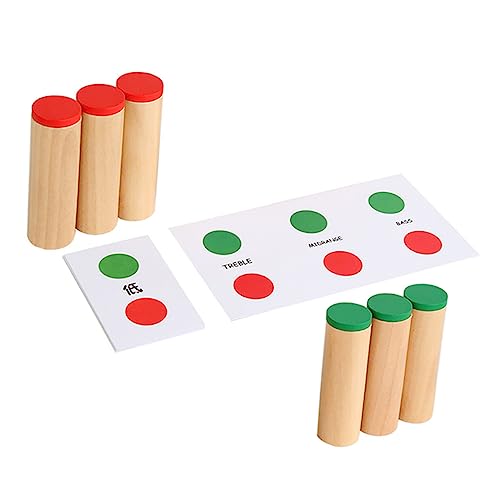 UPKOCH 1 Satz Bildungsspielzeug Holzspielzeug Aufklärungsspielzeug Für Die Frühe Bildung Interaktives Für Pädagogisches Holzkanisterspielzeug Papier von UPKOCH