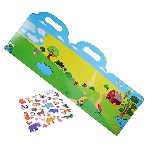 UPKOCH 1satz Kids Sticker Book Mit Wiederverwendbaren Stickern Interaktive Aktivitäten Für Mädchen Tragbar Für Drinnen Und Draußen Fördert Kreativität Und Praktische Fähigkeiten UPKOCH 1satz Kids Sticker Book Mit Wiederverwendbaren Stickern Interaktive Aktivitäten Für Mädchen Tragbar Für Drinnen Und Draußen Fördert Kreativität Und Praktische Fähigkeiten von UPKOCH