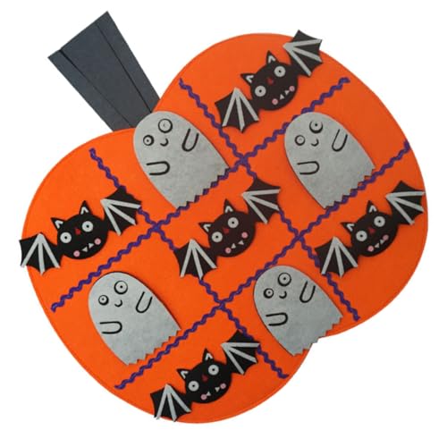 UPKOCH 1 Satz Board-matten Halloween-filzgirlande Kürbisspiele Tischsets Partyspiele Tür Geisterfledermaus-filzpads Im Freien Lustige Halloween-spielmatten Gefühlt von UPKOCH