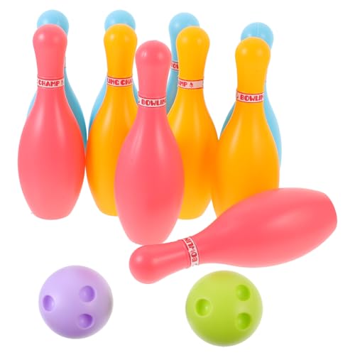 UPKOCH 1 Satz Bowlingkugel Bowling Set Sportanzug Familienaktivitäten -Sport-Set Sportanzug Outdoor-Bowling Bowlingkugel für Plastik von UPKOCH