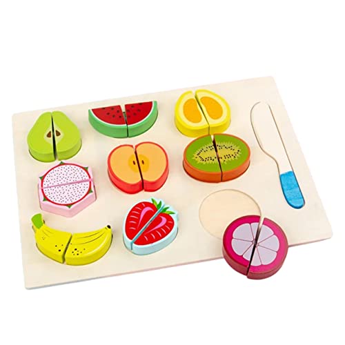 UPKOCH 1 Satz Cecilia Frühpädagogisches Obstspielzeug Aus Holz Zum Schneiden Von Lebensmitteln Holzspielzeug Obst-Puzzle- Obst Hölzern UPKOCH 1 Satz Cecilia Frühpädagogisches Obstspielzeug Aus Holz Zum Schneiden Von Lebensmitteln Holzspielzeug Obst-Puzzle- Obst Hölzern von UPKOCH
