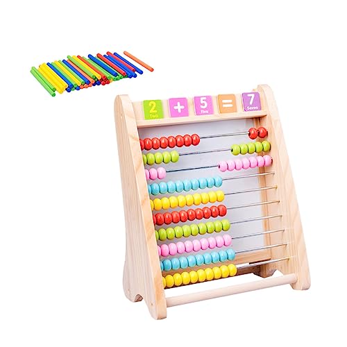 UPKOCH Rechenständer Aus Holz Rechenständer-Set Für Kinder Im Vorschulalter Kognitives Spielzeug Frühes Pädagogisches Spielzeug Mathematik-zählspielzeug UPKOCH Rechenständer Aus Holz Rechenständer-Set Für Kinder Im Vorschulalter Kognitives Spielzeug Frühes Pädagogisches Spielzeug Mathematik-zählspielzeug von UPKOCH