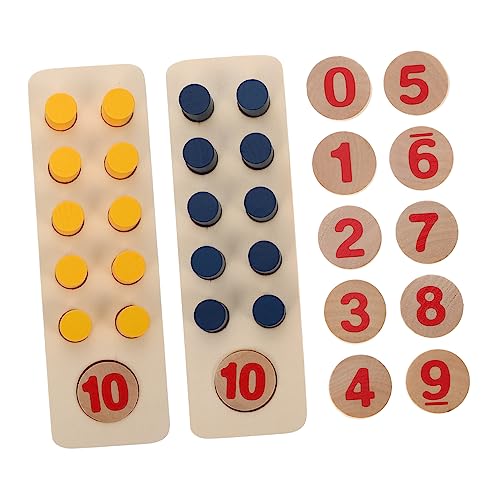 UPKOCH Zahlen-zuordnungsspielzeug Mathematik-Spielzeug Für Die Früherziehung 1 Set Unterrichtsbedarf Für Kinderspielzeug von UPKOCH