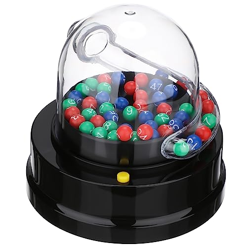 UPKOCH 1 Satz Desktop-Spiele Elektrische Maschine Elektrik Lotto Spielautomat elektronisch Jackpot-Maschine elektrische lottomaschine Lotto-Spiel Mini-Lottomaschine Abs Schwarz UPKOCH 1 Satz Desktop-Spiele Elektrische Maschine Elektrik Lotto Spielautomat elektronisch Jackpot-Maschine elektrische lottomaschine Lotto-Spiel Mini-Lottomaschine Abs Schwarz von UPKOCH