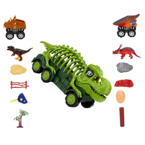UPKOCH 1 Satz Dinosaurier verschlingen LKW -Spielsachen Dinosaurier- für -Rennautos Kinderspielzeug Dinosaurier Autos Plastik Grün von UPKOCH