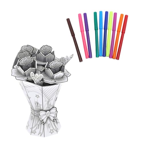 UPKOCH Hochbeständiges Puzzle-Spielzeug Für Kleinkinder Blumen-modellbausätze Für Kinder Graffiti-Spielzeug UPKOCH Hochbeständiges Puzzle-Spielzeug Für Kleinkinder Blumen-modellbausätze Für Kinder Graffiti-Spielzeug von UPKOCH