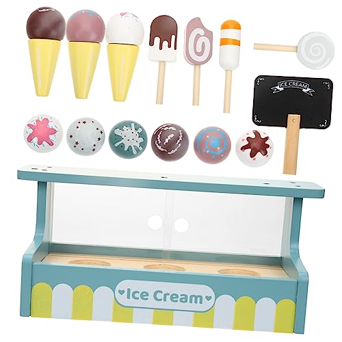 UPKOCH 1 Satz aus Holz kinderküche küChe kaufladen kinderholzküche eisstand Rollenspiele für 4-jährige Mädchen Spielset für Kleinkinder Eisdiele für UPKOCH 1 Satz aus Holz kinderküche küChe kaufladen kinderholzküche eisstand Rollenspiele für 4-jährige Mädchen Spielset für Kleinkinder Eisdiele für von UPKOCH