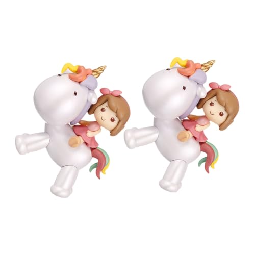 UPKOCH Kuchen-cupcake-topper 2er-pack Mädchen-kuchenaufsatz Für Geburtstagsparty-dekorationen von UPKOCH