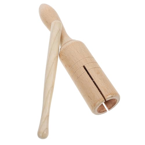 UPKOCH 1 Satz Einzelner Klingelklapper Musikinstrument -Instrumente Kleinkind Junge Instrument Kleinkind -Percussion -Instrument Handklingel Instrumente für Holz von UPKOCH