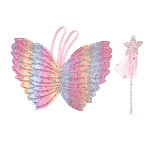 UPKOCH 1 Satz Fairy Stick Set Plüsch Geburtstagsfeierdekorationen Party Fee Mädchen Geburtstagdekorationen Geburtstagsdekoration für Mädchen für Mädchen Spielzeugstab Stoff Bunt von UPKOCH