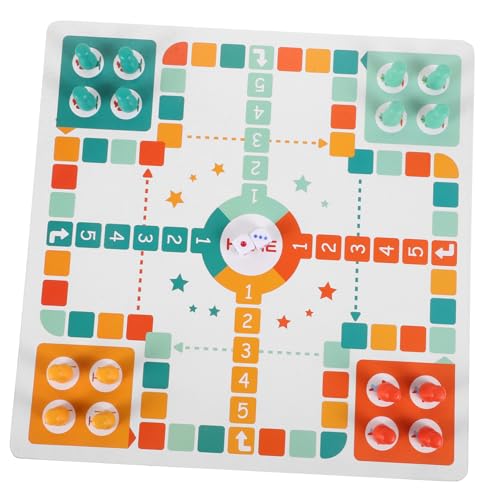 UPKOCH 1 Satz Fliegendes Schlangenschach Aus Holz Zappeln Sie EIN Schachbrett Fliegendes Schach Tragbares Spiel Schach Für Anfänger Tisch-brettspiele Flugzeugschach Kinderschach von UPKOCH