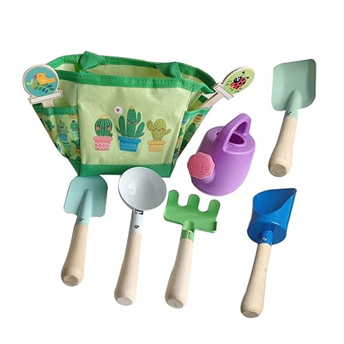 UPKOCH 1 Satz Gartenwerkzeuge gartenwerkzeug gartengeräte gartengeräte Set -Pflanzwerkzeug Kindergarten Lernspielzeug Lernen Eisen Green von UPKOCH