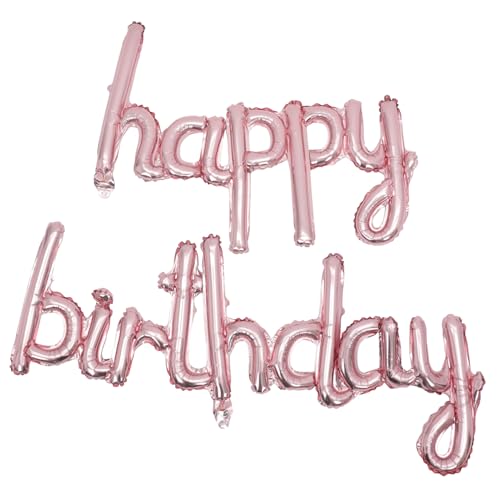 UPKOCH 1 Satz Geburtstagsfeier Dekoration Neon Folienballons Film Quaste Party Tischplatte Ballonbogen-kit Ballon Glänzen Größer Blauer Geburtstag Helium Bausätze Rose Gold Aluminiumfolie von UPKOCH