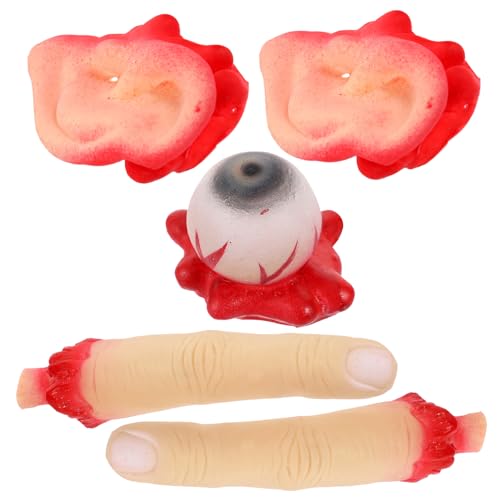 UPKOCH 1 Satz Halloween-Orgelrequisiten Masken Party gruselig beängstigend Halloween Horror deko Halloween grusel deko ûhren gefälschte Körperteile gebrochene Körperteile Emulsion UPKOCH 1 Satz Halloween-Orgelrequisiten Masken Party gruselig beängstigend Halloween Horror deko Halloween grusel deko ûhren gefälschte Körperteile gebrochene Körperteile Emulsion von UPKOCH