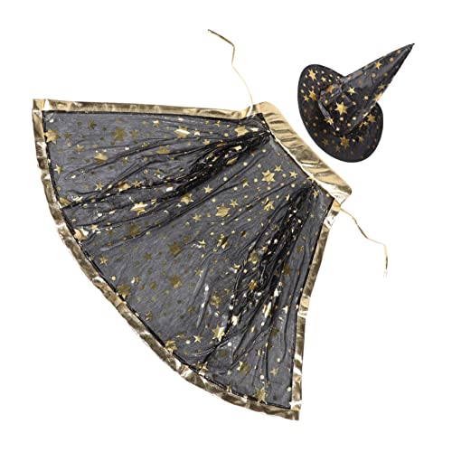 UPKOCH 1 Satz Halloween-umhang Halloween-Requisiten Zaubererumhang Für Cosplay Kinderhüte Cosplay-Zauberer-umhang Kap Schläger Verdicktes Satingewebebronzieren Black UPKOCH 1 Satz Halloween-umhang Halloween-Requisiten Zaubererumhang Für Cosplay Kinderhüte Cosplay-Zauberer-umhang Kap Schläger Verdicktes Satingewebebronzieren Black von UPKOCH