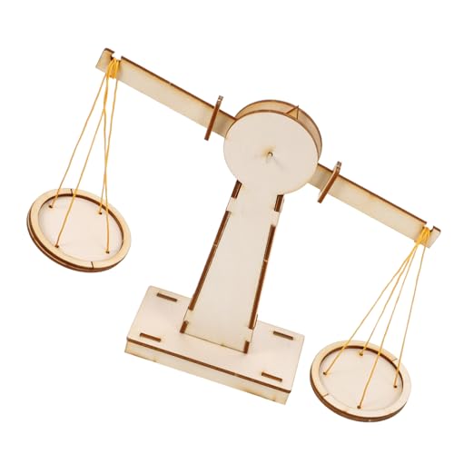 UPKOCH 1 Satz Handgefertigte Waage aus Holz für Kleinkind gehirntraining Kinderwaage Werkzeug DIY-Material DIY-Waagenzubehör Balance Scale Toy basteln hölzern Beige UPKOCH 1 Satz Handgefertigte Waage aus Holz für Kleinkind gehirntraining Kinderwaage Werkzeug DIY-Material DIY-Waagenzubehör Balance Scale Toy basteln hölzern Beige von UPKOCH