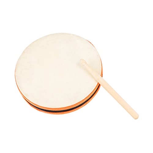 UPKOCH 1 Satz Handtrommel Aus Schaffell Babygeschenk Musikalisches Hüfttrommelspielzeug Trommel Mit Trommelstock Schlaginstrumente Orff-Trommel Buntes Trommelspielzeug Hölzern UPKOCH 1 Satz Handtrommel Aus Schaffell Babygeschenk Musikalisches Hüfttrommelspielzeug Trommel Mit Trommelstock Schlaginstrumente Orff-Trommel Buntes Trommelspielzeug Hölzern von UPKOCH