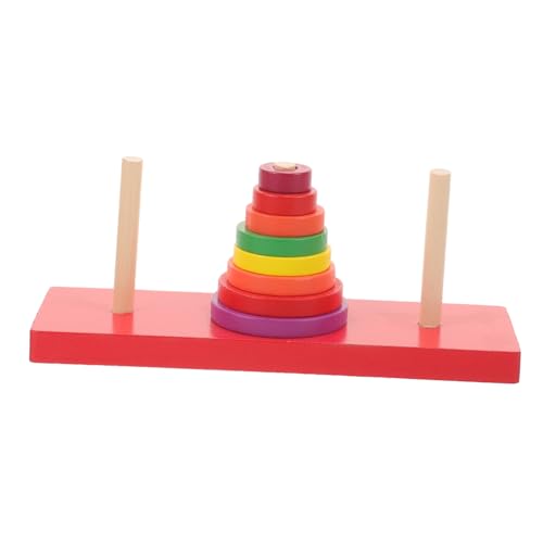 UPKOCH 1 Satz Hanoiturm Stapelspiel Kreativität und Hand Augen Koordination für Hochwertigem Holz Sicher und Stabil UPKOCH 1 Satz Hanoiturm Stapelspiel Kreativität und Hand Augen Koordination für Hochwertigem Holz Sicher und Stabil von UPKOCH