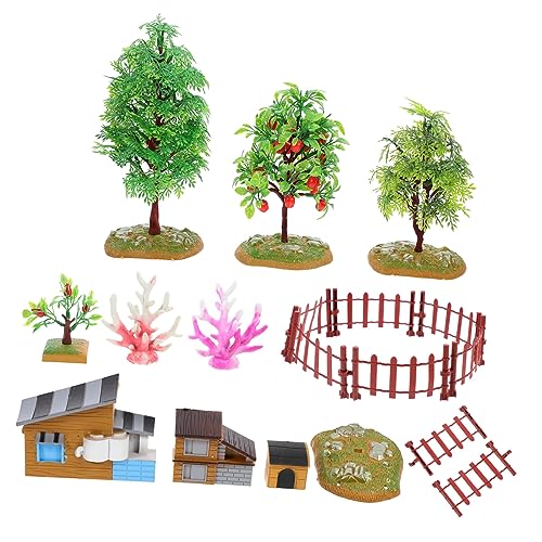 UPKOCH 1 Satz Hausbaum-Modell Mini Hundehütte Mini-bauernhaus-Modell Simuliertes Zaunmodell Mini- Simulation Bauernhausmodell Mini-obstbaum Mikroskopisches Bauernhaus Szenenmodell PVC UPKOCH 1 Satz Hausbaum-Modell Mini Hundehütte Mini-bauernhaus-Modell Simuliertes Zaunmodell Mini- Simulation Bauernhausmodell Mini-obstbaum Mikroskopisches Bauernhaus Szenenmodell PVC von UPKOCH