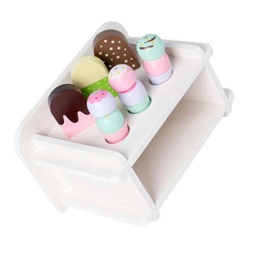 UPKOCH 1 Satz Hölzerne Eiskegel Simulation Eiswaffel vorgibt Essen Puppenhaus- gefälschte Eiscreme-Requisite Eistüte anzeigen realistisches künstliches -Miniatur Weiß UPKOCH 1 Satz Hölzerne Eiskegel Simulation Eiswaffel vorgibt Essen Puppenhaus- gefälschte Eiscreme-Requisite Eistüte anzeigen realistisches künstliches -Miniatur Weiß von UPKOCH
