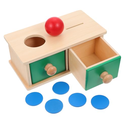 UPKOCH 1 Satz Holz Hand Augen Koordination für Pädagogisches Montessori Lernspielzeug Feinmotorik und für Frühkindliche Entwicklung von UPKOCH