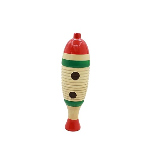 UPKOCH 1 Satz Holz Musikinstrument mit Mallet Holzfisch Percussion Pädagogisches Musikinstrument für Holzfarbe von UPKOCH