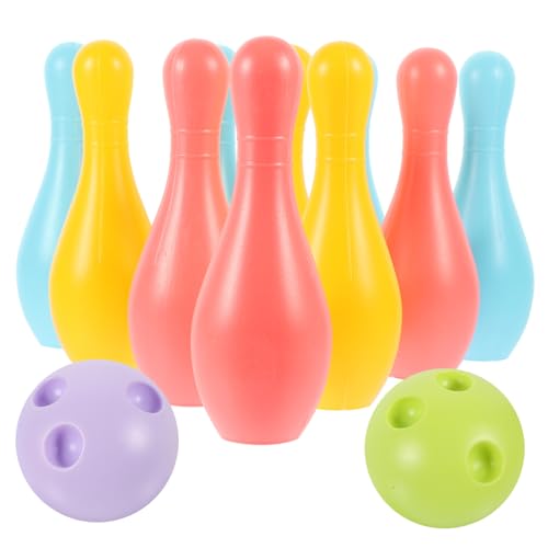 UPKOCH 1 Satz Indoor- Bowling geschirrset Kinderspielzeug Kleinkindspielzeug Indoor- für Kindersportspielspielzeug Plastik UPKOCH 1 Satz Indoor- Bowling geschirrset Kinderspielzeug Kleinkindspielzeug Indoor- für Kindersportspielspielzeug Plastik von UPKOCH
