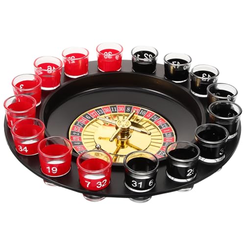 UPKOCH 1 Satz Interaktives Shot Roulette Set Lustiges Trinkspiel für Partys Wiederverwendbare Roulette Props für Gesellige Zusammenkünfte Teiliges Set für Unvergessliche Abende UPKOCH 1 Satz Interaktives Shot Roulette Set Lustiges Trinkspiel für Partys Wiederverwendbare Roulette Props für Gesellige Zusammenkünfte Teiliges Set für Unvergessliche Abende von UPKOCH