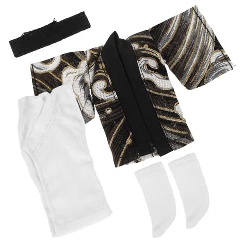 UPKOCH 1 Satz Kimono-Set Für Babykleidung Schön Kind Kostüm Babypuppenkleidung Empfindlich Outfits Prinzessin Austauschbar Unser Kleidung Für Actionfiguren Puppenhaus Puppenkleidung Stoff von UPKOCH