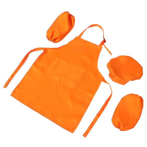 UPKOCH 1 Satz Kinderschürze Schürzen für kinderkochschürze kochschürze schürze küchenschürze Kochzubehör Jungenschürzen zum Kochen von Kindern Polyester Orange UPKOCH 1 Satz Kinderschürze Schürzen für kinderkochschürze kochschürze schürze küchenschürze Kochzubehör Jungenschürzen zum Kochen von Kindern Polyester Orange von UPKOCH