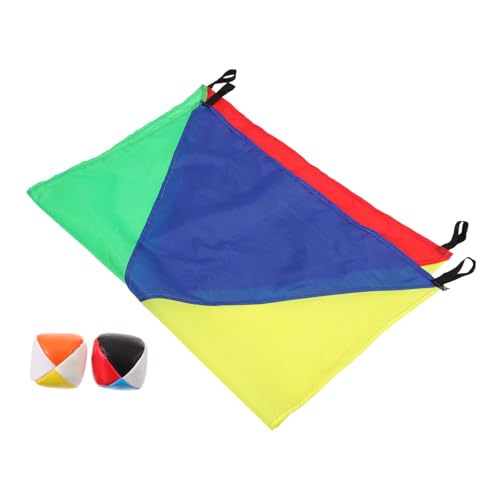 UPKOCH Kinderspielzeug – Regenbogen-ballonschirm Mit 2 Stück – Spielgeräte Für Draußen Und Sensorische Fitnessgeräte Für Kinder von UPKOCH