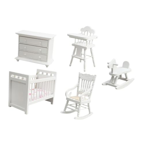 UPKOCH Puppenhaus-minimöbel-bausatz – Miniaturhaus-bausatz Mit Bett Schrank Und Mehr von UPKOCH